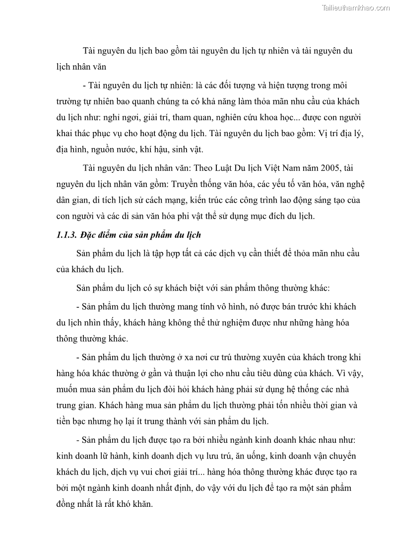 Khóa luận tốt nghiệp văn hóa du lịch Đề xuất một số giải pháp phát triển du lịch Hải Phòng giai đoạn 2011 – 2015 - 3 Trang 13