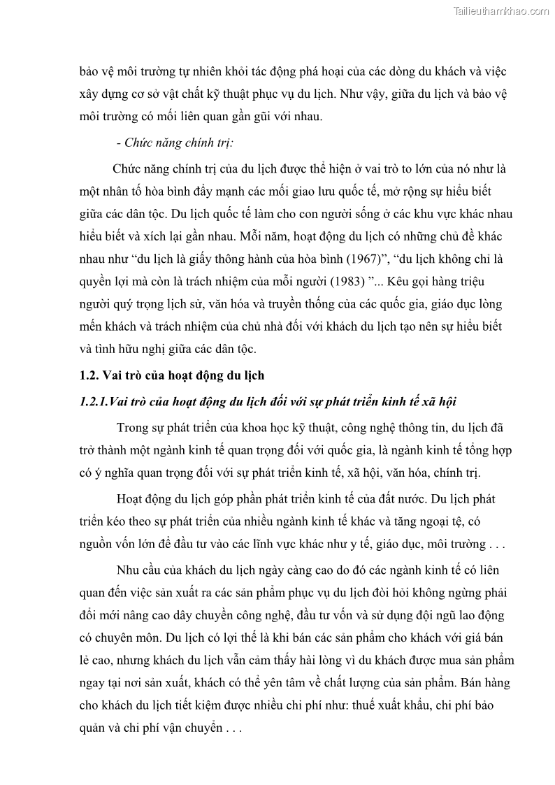 Khóa luận tốt nghiệp văn hóa du lịch Đề xuất một số giải pháp phát triển du lịch Hải Phòng giai đoạn 2011 – 2015 - 4 Trang 19