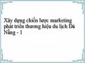 Xây dựng chiến lược marketing phát triển thương hiệu du lịch Đà Nẵng