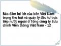 Bảo đảm lợi ích của bên Việt Nam trong thu hút và quản lý đầu tư trực tiếp nước ngoài ở Tổng công ty Bưu chính Viễn thông Việt Nam - 12
