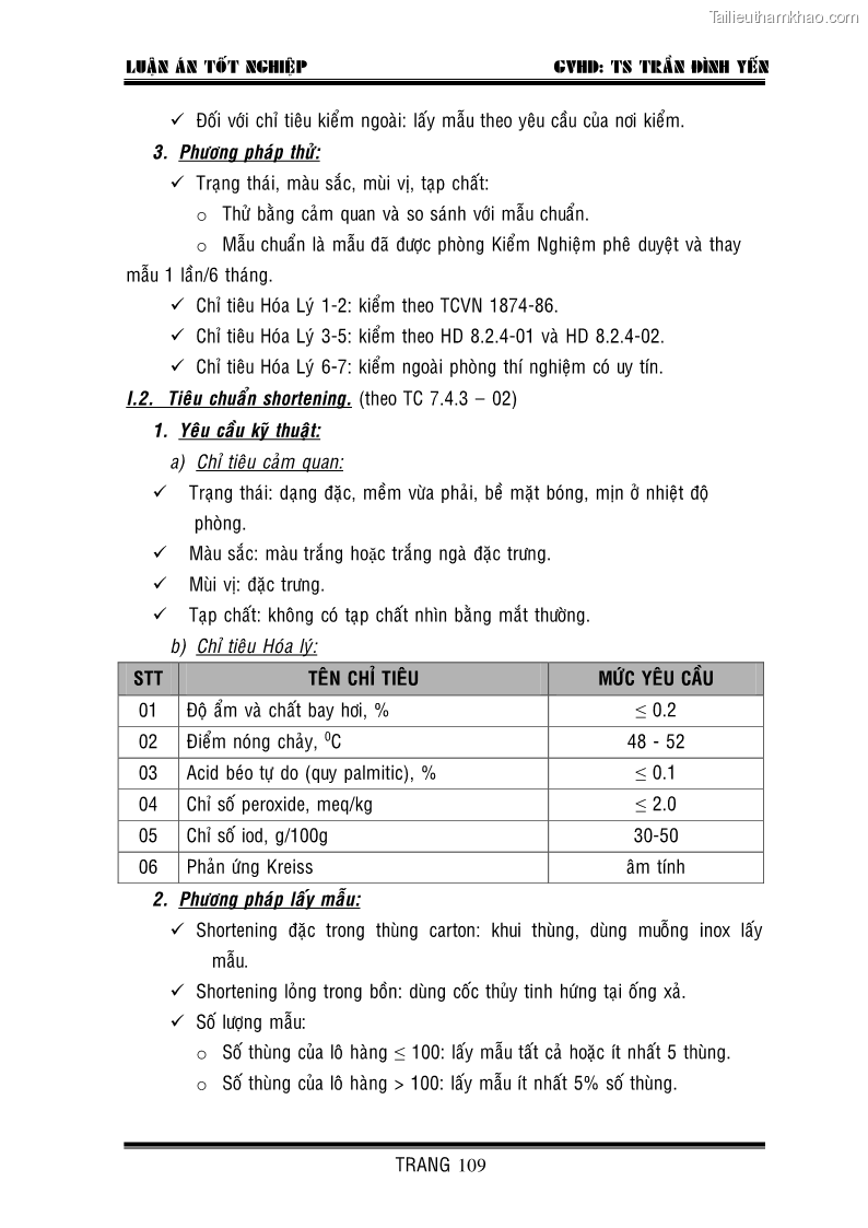 Khóa luận tốt nghiệp Thiết kế nhà máy sản xuất mì ăn liền - 19 Trang 109
