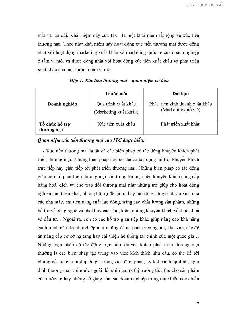 Khóa luận tốt nghiệp Ứng dụng thương mại điện tử trong hoạt động xúc tiến xuất khẩu tại công ty trách nhiệm hữu hạnh Mây tre xuất khẩu Chúc Sơn - 2 Trang 7