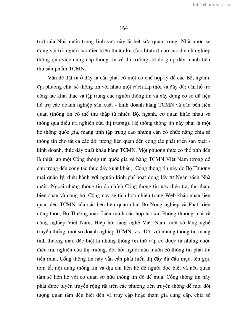 Luận án tiến sĩ kinh tế Chiến lược Marketing đối với hàng thủ công mỹ nghệ của các làng nghề - 28 Trang 163