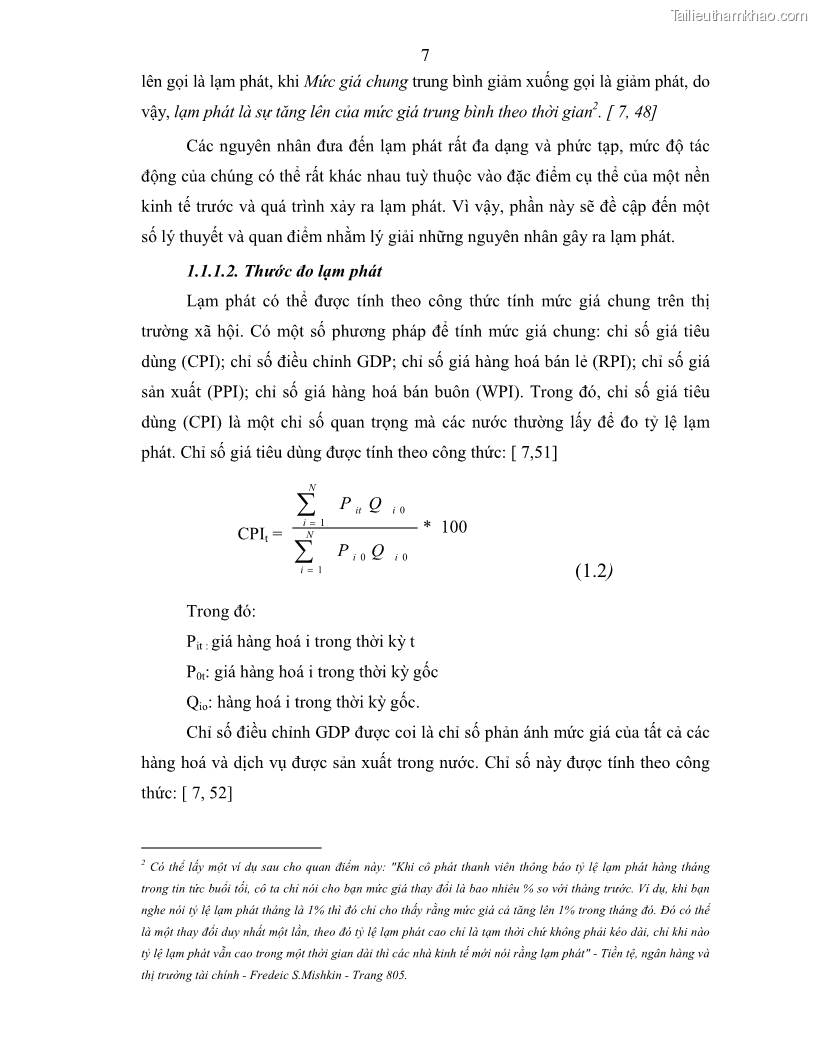 Luận án tiến sĩ kinh tế Điều hành chính sách tiền tệ nhằm kiểm soát lạm phát trong quá trình chuyển đổi nền kinh tế ở Việt Nam - 4 Trang 19