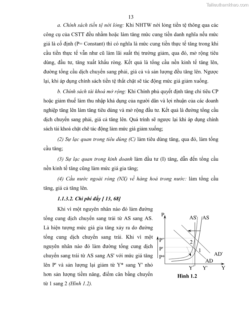 Luận án tiến sĩ kinh tế Điều hành chính sách tiền tệ nhằm kiểm soát lạm phát trong quá trình chuyển đổi nền kinh tế ở Việt Nam - 5 Trang 25