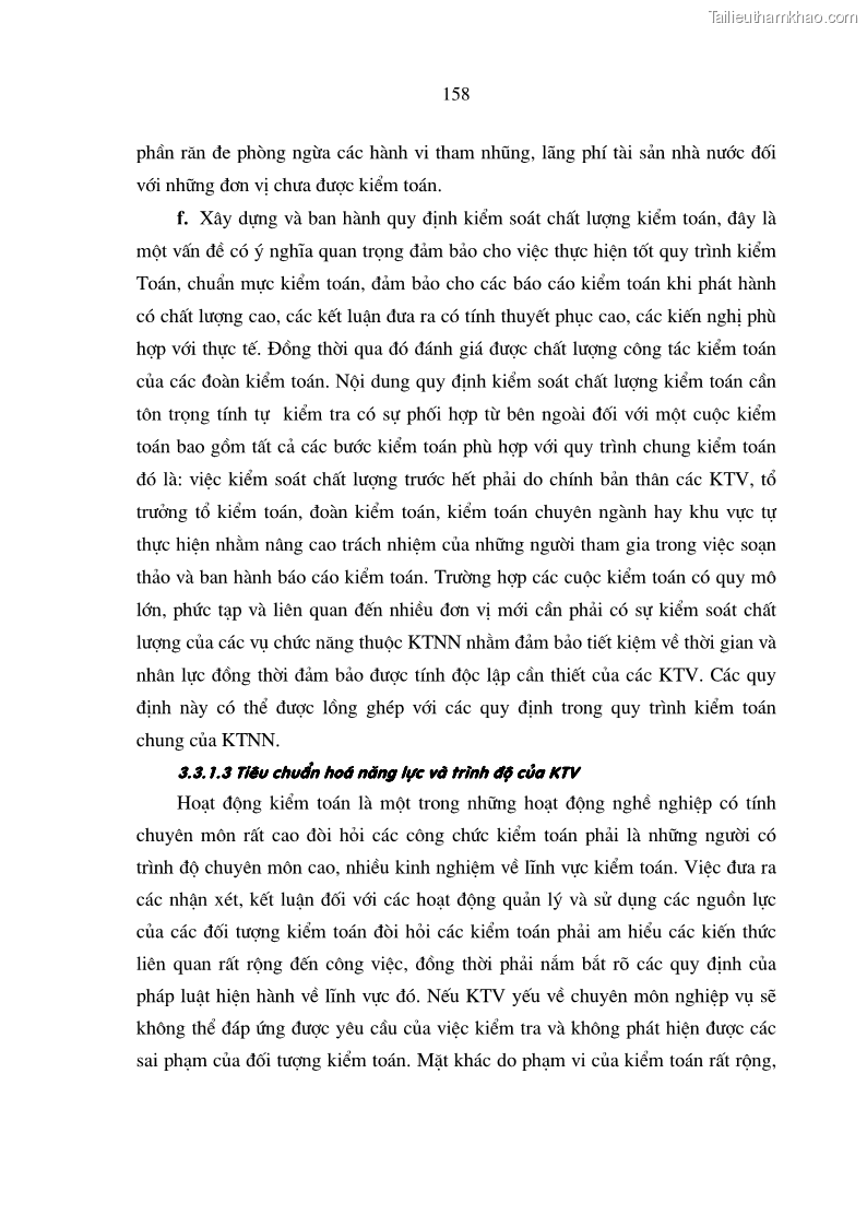 Luận án tiến sĩ kinh tế Mô hình tổ chức và cơ chế hoạt động của kiểm toán nhà nước Việt Nam - 27 Trang 157