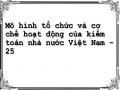 Mô hình tổ chức và cơ chế hoạt động của kiểm toán nhà nước Việt Nam - 25