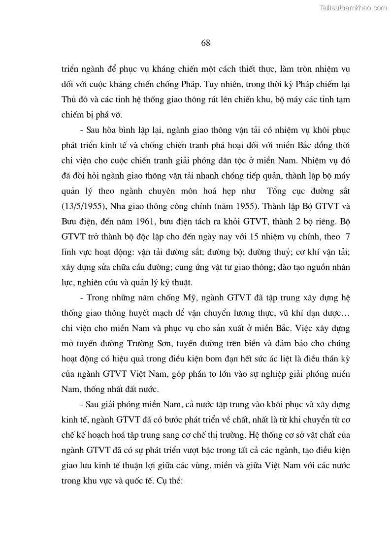 Luận án tiến sĩ kinh tế: cổ phần hóa Những vấn đề lý luận và thực tiễn sau cổ phần hóa các doanh nghiệp nhà nước trong ngành giao thông vận tải ở Việt Nam lấy ví dụ trong ngành giao thông vận tải - 12 Trang 67