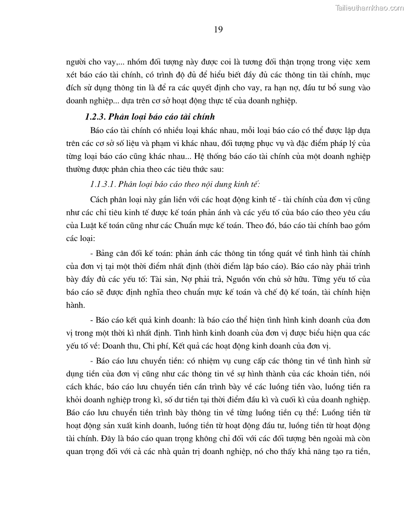 Luận án tiến sĩ kinh tế Hoàn thiện kiểm tra và phân tích báo cáo tài chính với việc tăng cường quản trị tài chính trong các doanh nghiệp vừa và nhỏ ở Việt Nam - 5 Trang 25