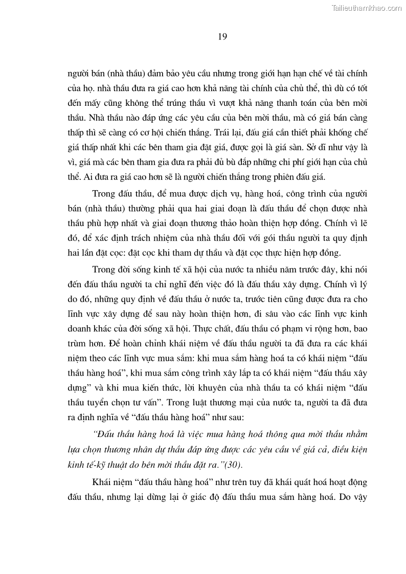 Luận án tiến sĩ kinh tế Nâng cao chất lượng đấu thầu xây dựng các công trình giao thông ở Việt Nam - 4 Trang 19