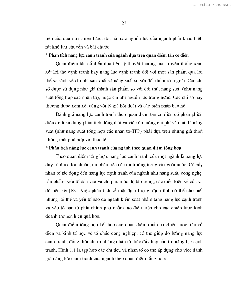 Luận án tiến sĩ kinh tế Nâng cao năng lực cạnh tranh của ngành giấy Việt Nam trong điều kiện hội nhập kinh tế quốc tế - 6 Trang 31