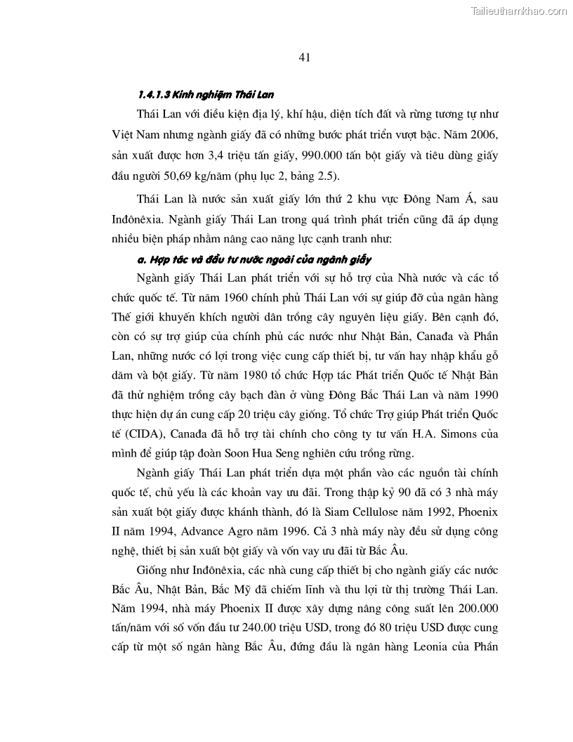 Luận án tiến sĩ kinh tế Nâng cao năng lực cạnh tranh của ngành giấy Việt Nam trong điều kiện hội nhập kinh tế quốc tế - 9 Trang 49