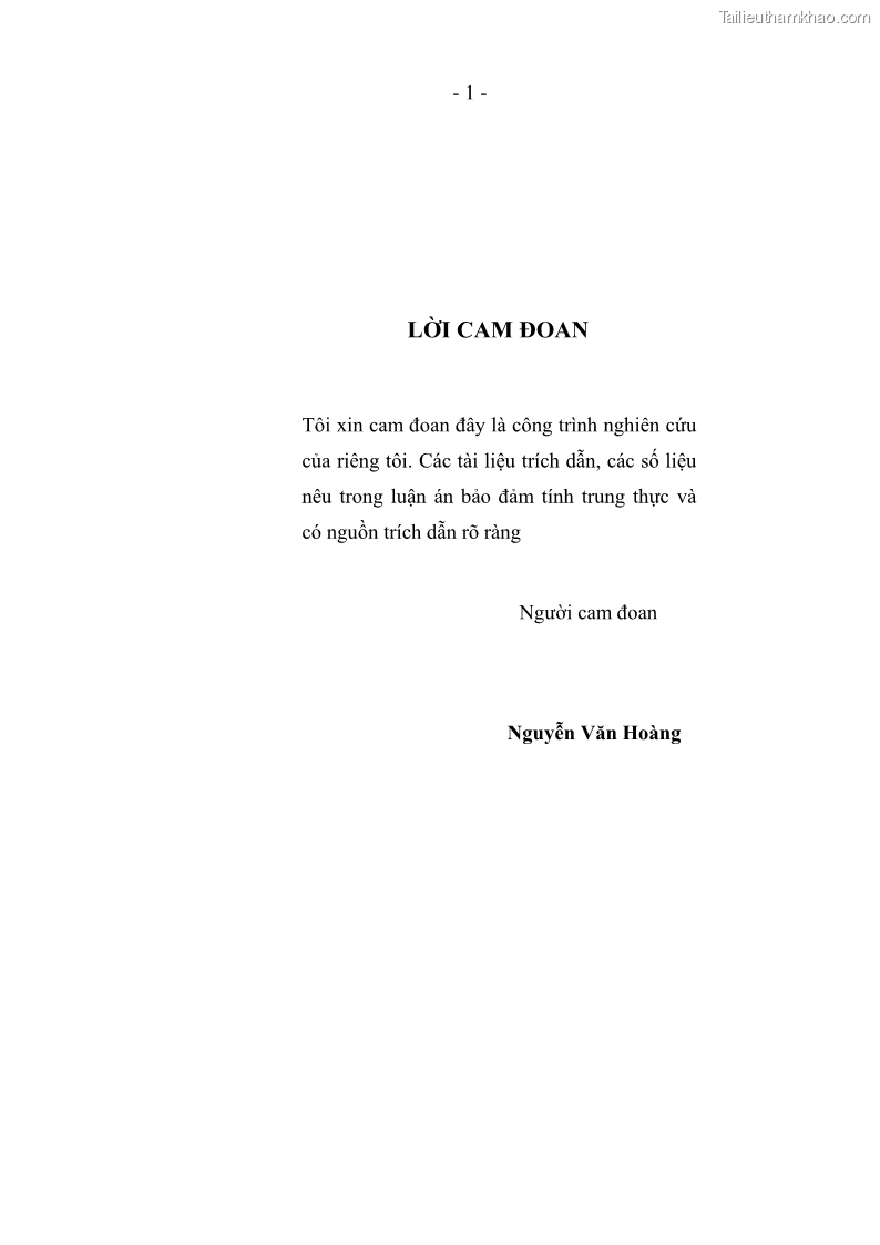 Luận án tiến sĩ kinh tế Nâng cao năng lực quản lý nhà nước đối với thị trường nhà ở, đất ở đô thị áp dụng tại Hà Nội - 1 Trang 1