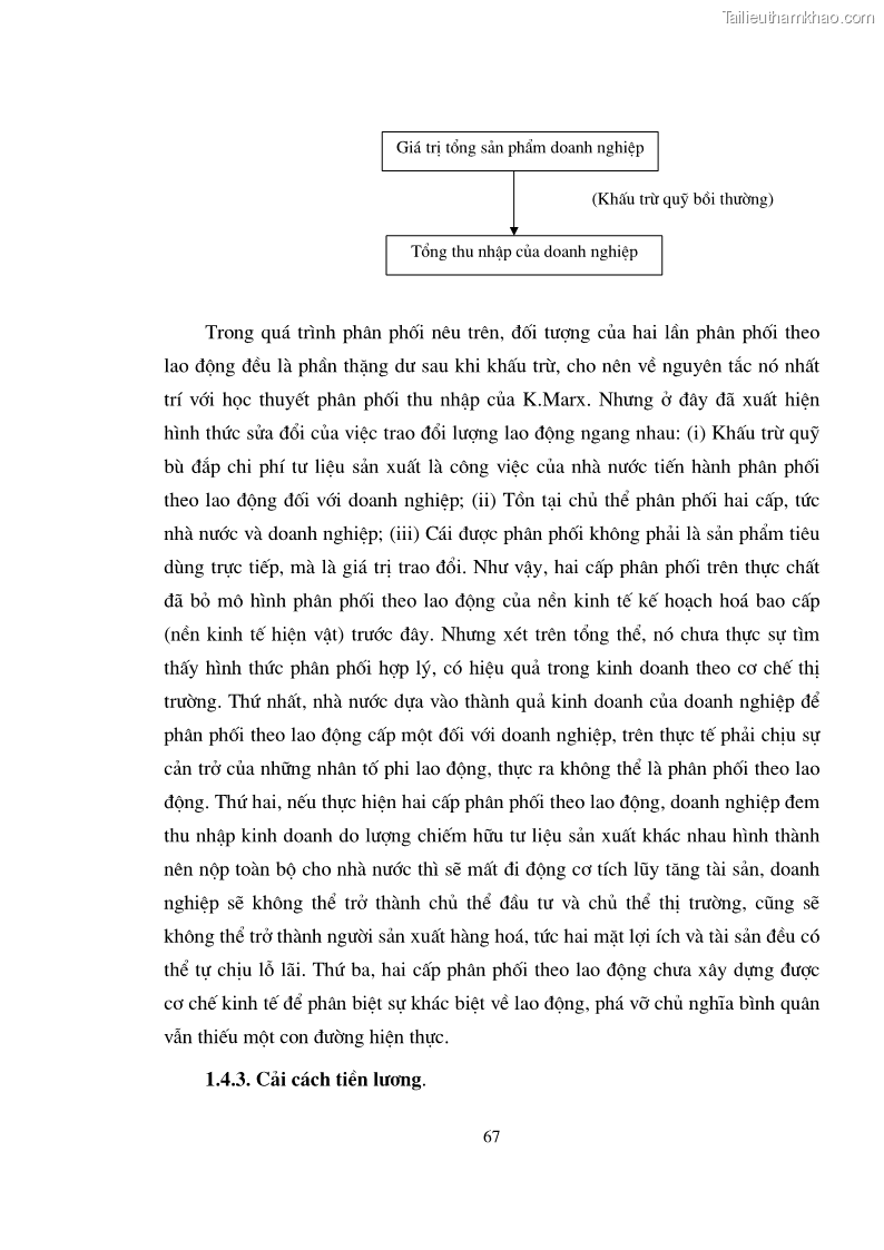 Luận án tiến sĩ kinh tế Phân phối thu nhập trong EVN - 12 Trang 67