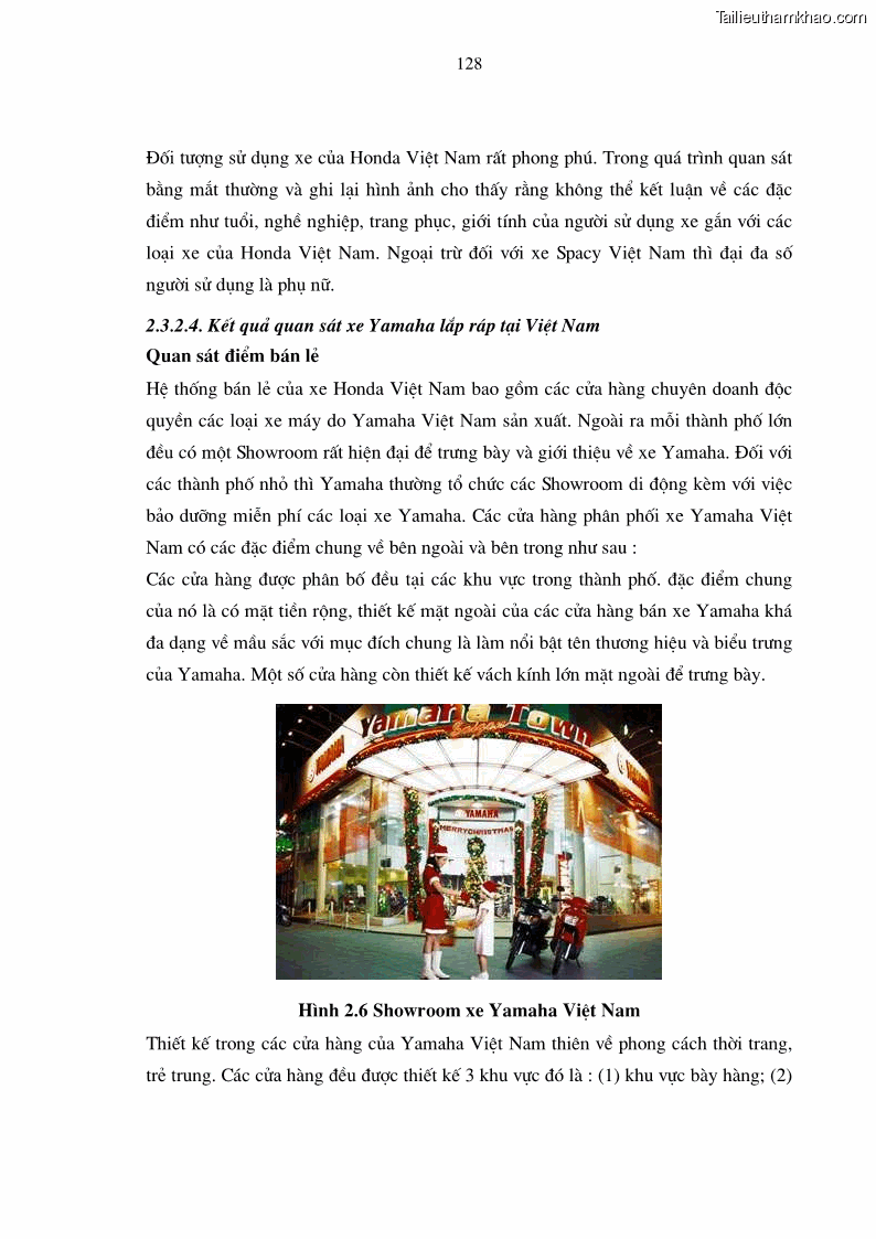 Luận án tiến sĩ kinh tế Phương pháp định tính trong nghiên cứu hành vi người tiêu dùng Việt Nam về sản phẩm xe máy - 23 Trang 133