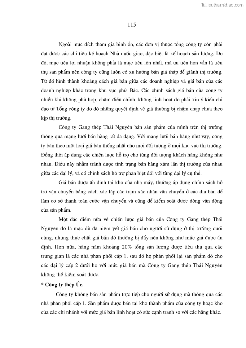 Luận án tiến sĩ kinh tế Quản trị kênh phân phối thép xây dựng của các doanh nghiệp sản xuất thép tại Việt Nam - 21 Trang 121