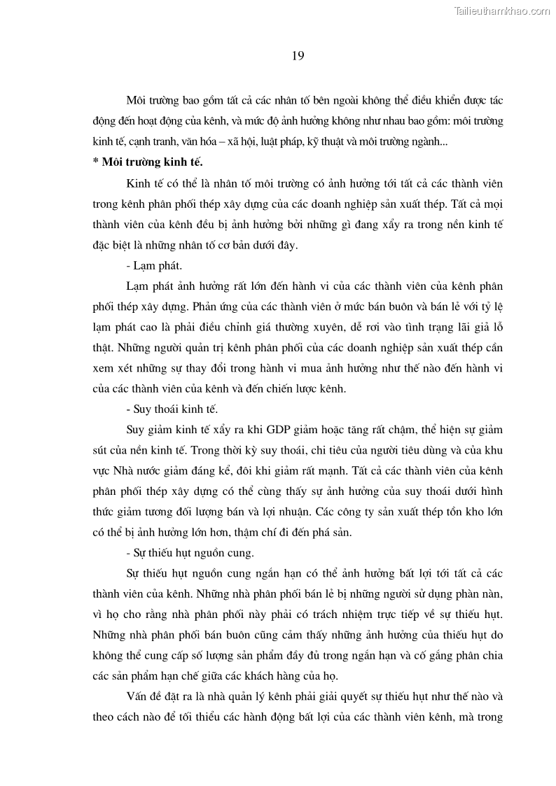 Luận án tiến sĩ kinh tế Quản trị kênh phân phối thép xây dựng của các doanh nghiệp sản xuất thép tại Việt Nam - 5 Trang 25