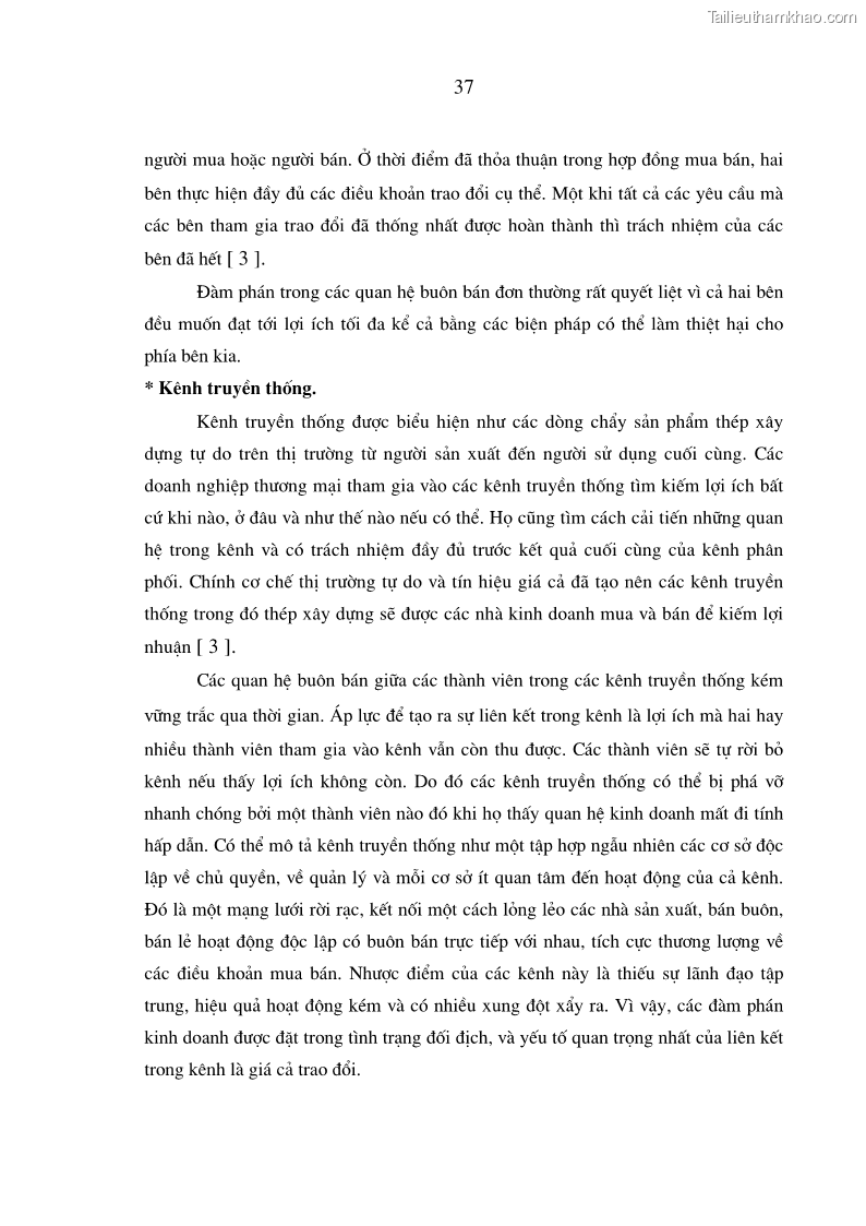 Luận án tiến sĩ kinh tế Quản trị kênh phân phối thép xây dựng của các doanh nghiệp sản xuất thép tại Việt Nam - 8 Trang 43