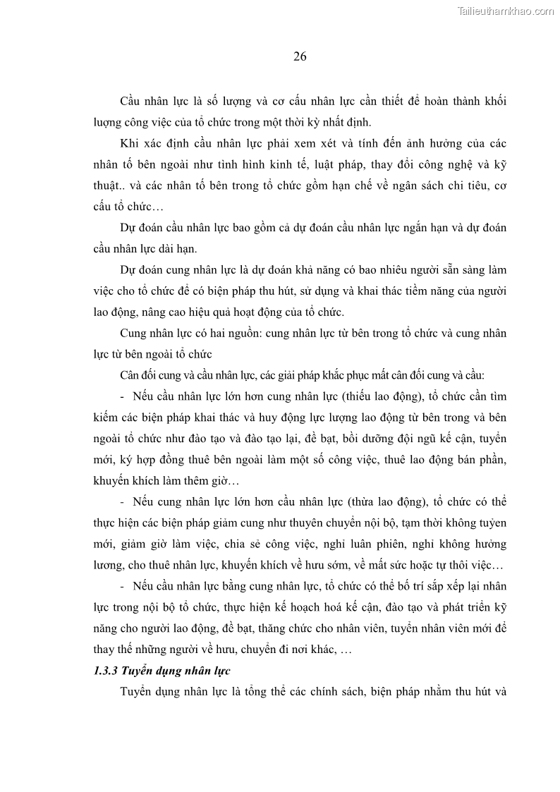 Luận án tiến sĩ kinh tế Quản trị nguồn nhân lực ở Tổng công ty Điện lực CHDCND Lào - Lý luận, thực tiễn và giải pháp - 6 Trang 31