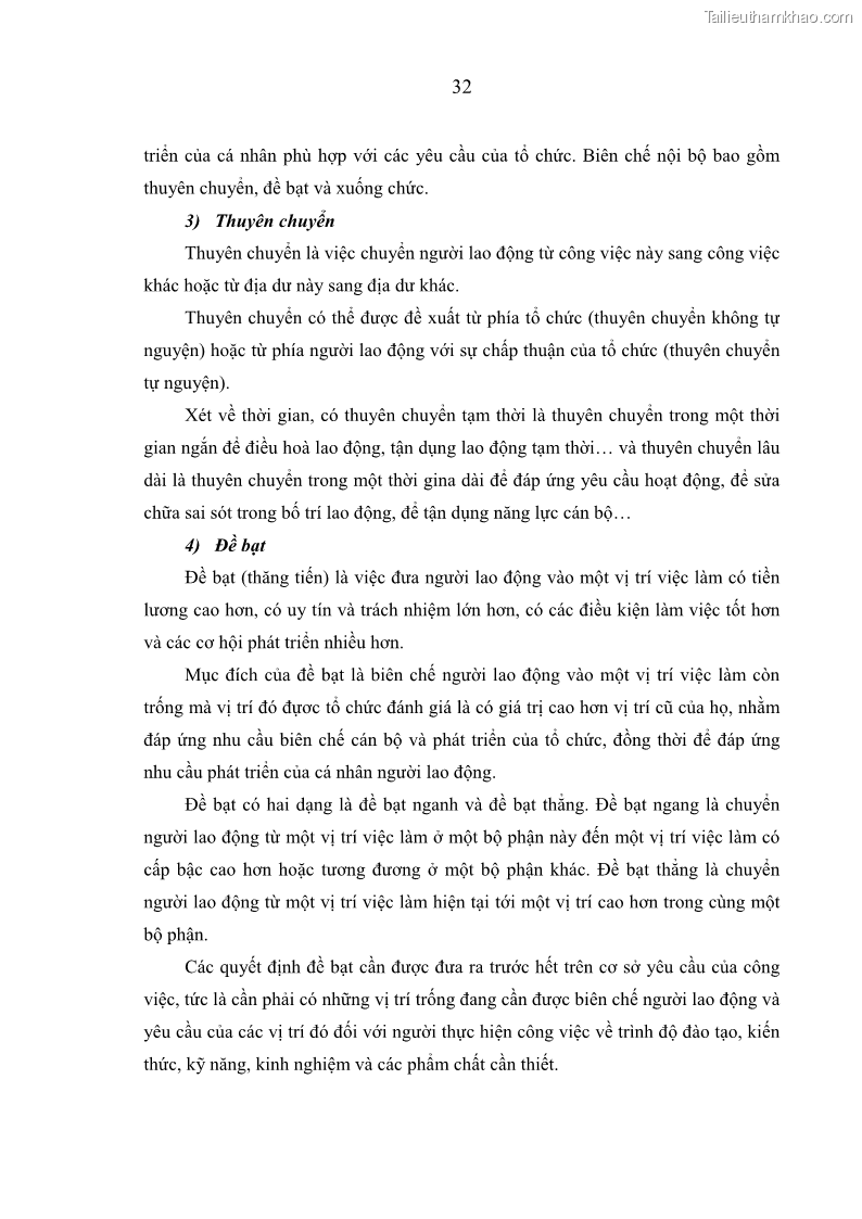 Luận án tiến sĩ kinh tế Quản trị nguồn nhân lực ở Tổng công ty Điện lực CHDCND Lào - Lý luận, thực tiễn và giải pháp - 7 Trang 37