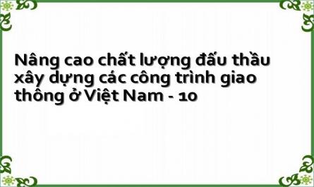 Nâng cao chất lượng đấu thầu xây dựng các công trình giao thông ở Việt Nam - 10