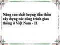 Nâng cao chất lượng đấu thầu xây dựng các công trình giao thông ở Việt Nam - 11