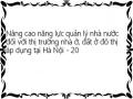 Nâng cao năng lực quản lý nhà nước đối với thị trường nhà ở, đất ở đô thị áp dụng tại Hà Nội - 20