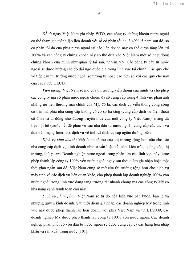 Luận án tiến sĩ kinh tế Đổi mới sự quản lý nhà nước đối với sự phát triển thương mại trên địa bàn thành phố Hà Nội - 11 Trang 61