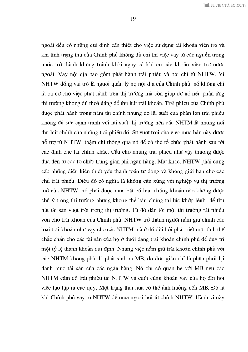 Luận án tiến sĩ kinh tế Phân tích định lượng về tác động của chính sách tiền tệ tới một số nhân tố vĩ mô của Việt Nam trong thời kì đổi mới - 5 Trang 25