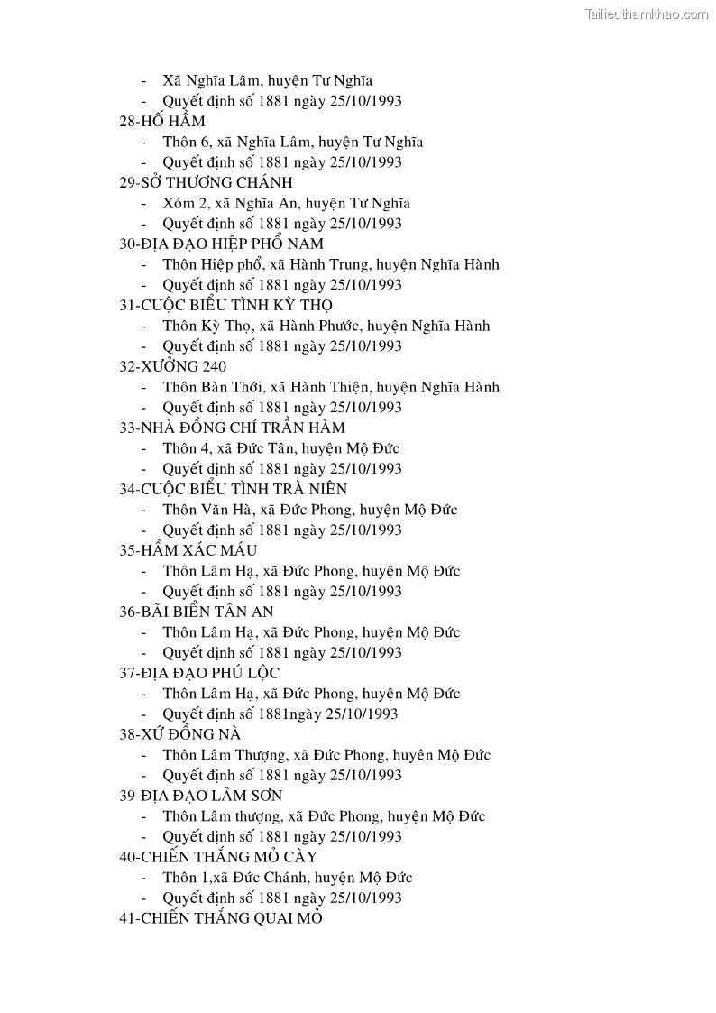 Luận văn thạc sĩ Định hướng chiến lược phát triển ngành du lịch Quảng Ngãi đến năm 2010 - 15 Trang 85