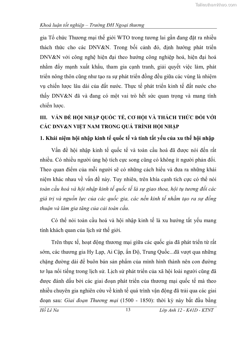 Khóa luận tốt nghiệp Tìm hiểu chính sách phát triển doanh nghiệp vừa và nhỏ Trung Quốc và một số kinh nghiệp đối với Việt Nam trong tiến trình hội nhập - 4 Trang 19