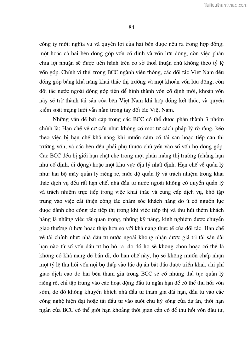 Luận án tiến sĩ kinh tế Phát triển kinh doanh của các doanh nghiệp kinh doanh dịch vụ thông tin di động tại Việt Nam - 15 Trang 85