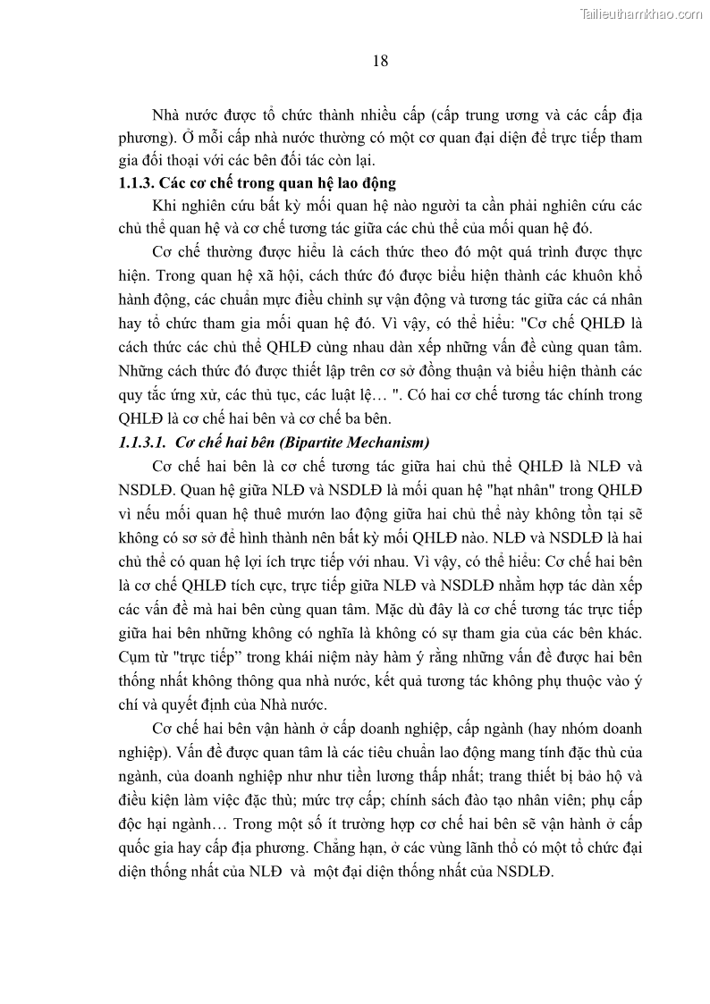 Luận án tiến sĩ kinh tế Tạo lập và thúc đẩy quan hệ lao động lành mạnh tại các doanh nghiệp nhỏ và vừa trên địa bàn Hà Nội - 5 Trang 25
