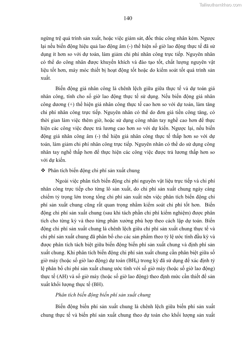 Luận án tiến sĩ kinh tế Xây dựng mô hình kế toán quản trị chi phí trong các doanh nghiệp sản xuất dược phẩm Việt Nam - 25 Trang 145