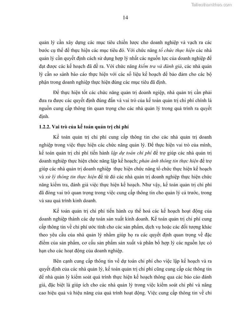Luận án tiến sĩ kinh tế Xây dựng mô hình kế toán quản trị chi phí trong các doanh nghiệp sản xuất dược phẩm Việt Nam - 4 Trang 19