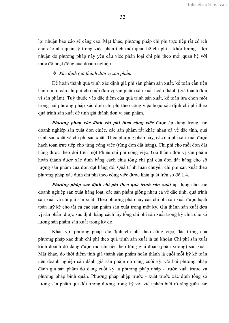 Luận án tiến sĩ kinh tế Xây dựng mô hình kế toán quản trị chi phí trong các doanh nghiệp sản xuất dược phẩm Việt Nam - 7 Trang 37