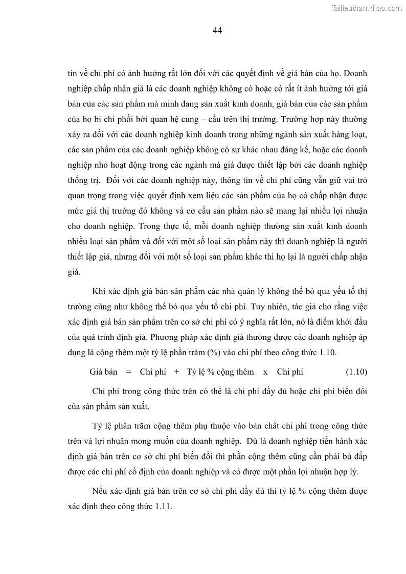 Luận án tiến sĩ kinh tế Xây dựng mô hình kế toán quản trị chi phí trong các doanh nghiệp sản xuất dược phẩm Việt Nam - 9 Trang 49