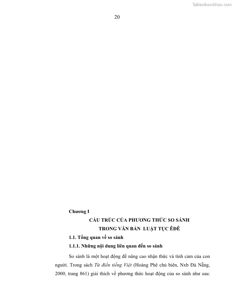 Luận án tiến sĩ ngữ văn Phương pháp so sánh trong văn bản luật tục Êđê - 5 Trang 25