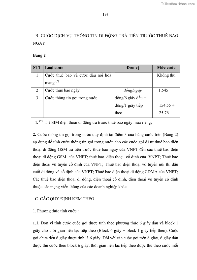 Luận án tiến sĩ Phát triển hoạt động dịch vụ thông tin di động tại Tập đoàn Bưu chính Viễn thông Việt Nam đến năm 2020 - 33 Trang 193
