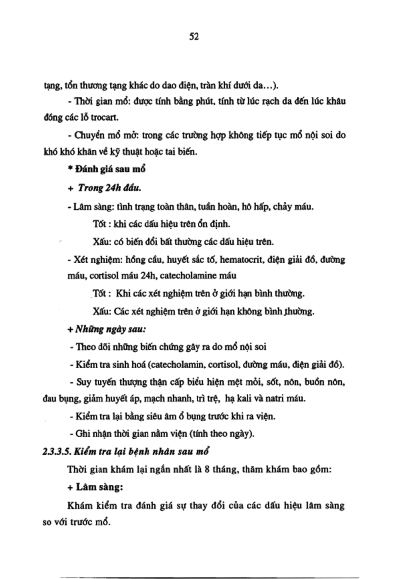 Nghiên cứu chẩn đoán và điều trị phẫu thuật nội soi các u tuyến thượng thận lành tính tại bệnh viện Việt Đức giai đoạn 1998 2005 8 7