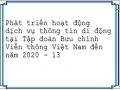 Phát triển hoạt động dịch vụ thông tin di động tại Tập đoàn Bưu chính Viễn thông Việt Nam đến năm 2020 - 13