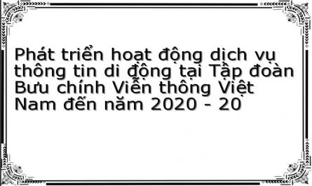 Công Ty Tnhh Thông Tin Và Dịch Vụ Thị Trường Việt Nam (2005), Báo Cáo Tổng Hợp Dự Án Nghiên