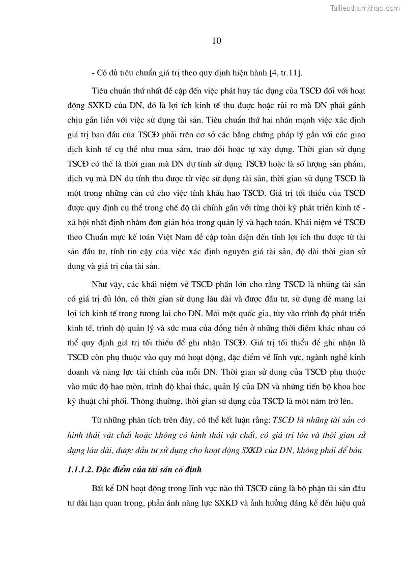 Luận án tiến sĩ kinh tế Hoàn thiện hạch toán tài sản cố định nhằm tăng cường quản lý tài sản cố định trong các doanh nghiệp xây dựng Việt Nam - 4 Trang 19