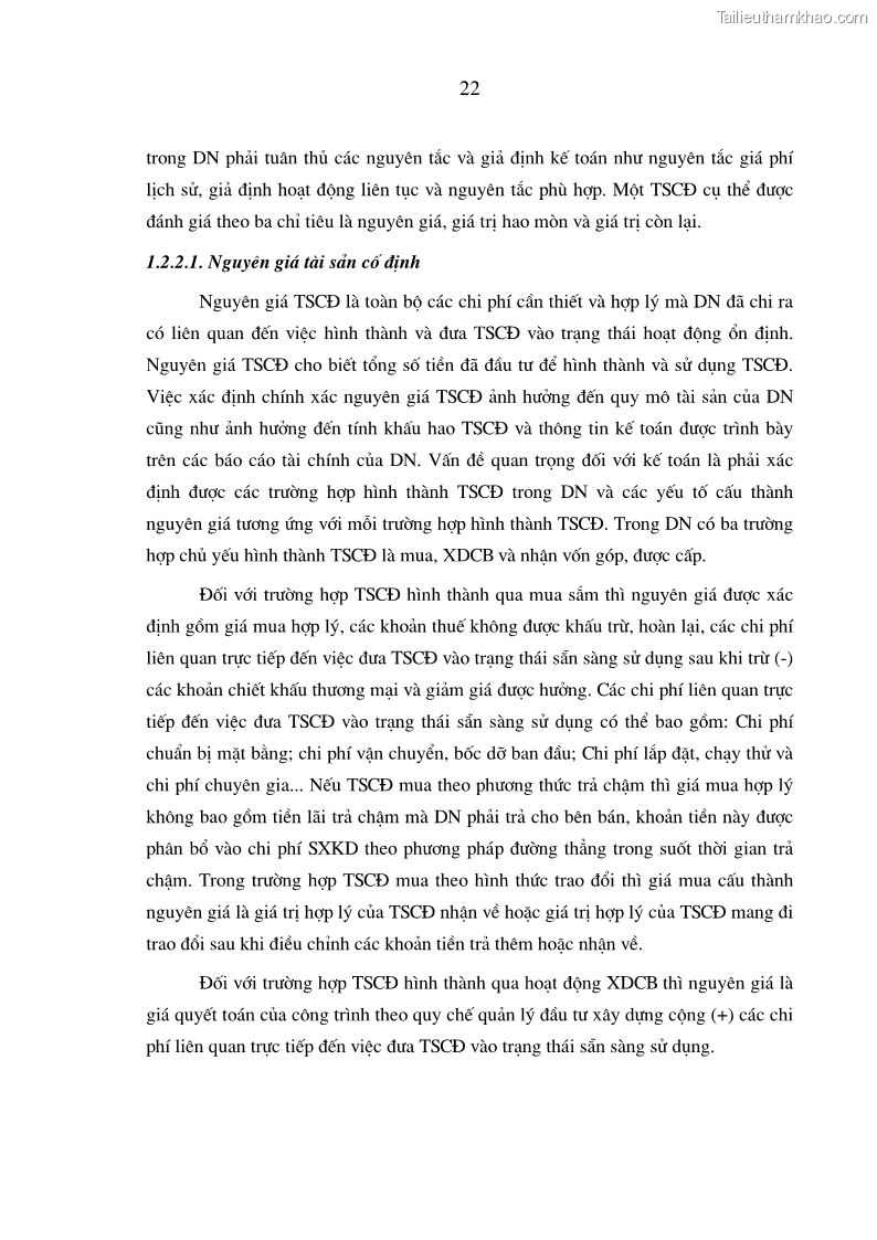 Luận án tiến sĩ kinh tế Hoàn thiện hạch toán tài sản cố định nhằm tăng cường quản lý tài sản cố định trong các doanh nghiệp xây dựng Việt Nam - 6 Trang 31