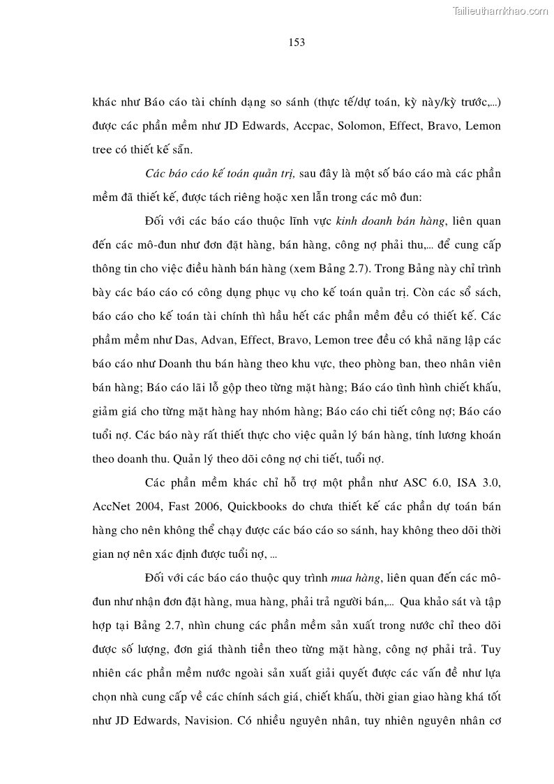 Luận án tiến sĩ kinh tế Một số giải pháp nâng cao chất lượng tổ chức sử dụng phần mềm kế toán doanh nghiệp Việt Nam - 18 Trang 103