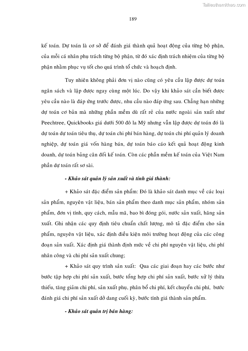 Luận án tiến sĩ kinh tế Một số giải pháp nâng cao chất lượng tổ chức sử dụng phần mềm kế toán doanh nghiệp Việt Nam - 24 Trang 139