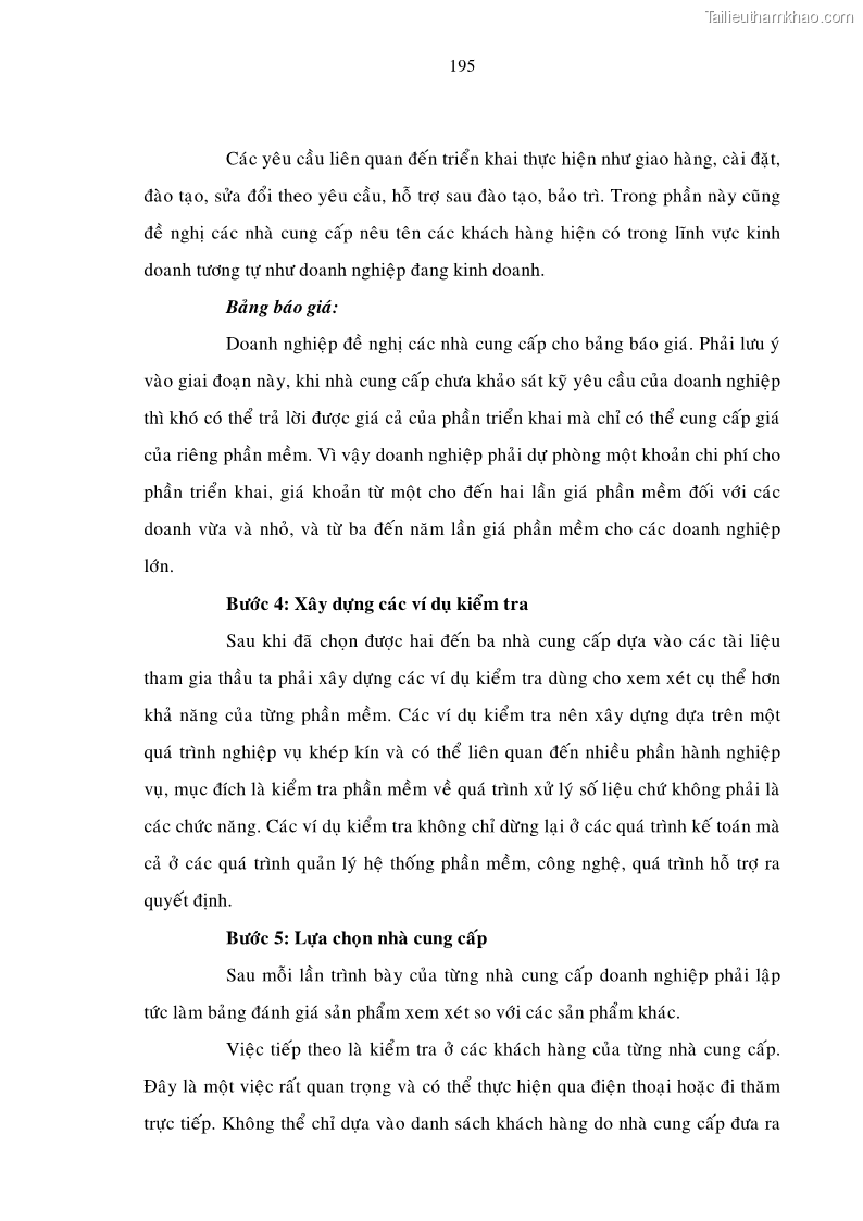 Luận án tiến sĩ kinh tế Một số giải pháp nâng cao chất lượng tổ chức sử dụng phần mềm kế toán doanh nghiệp Việt Nam - 25 Trang 145
