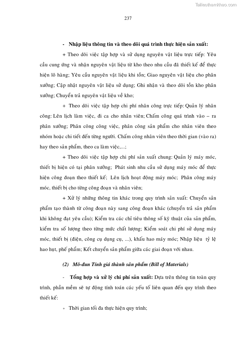 Luận án tiến sĩ kinh tế Một số giải pháp nâng cao chất lượng tổ chức sử dụng phần mềm kế toán doanh nghiệp Việt Nam - 32 Trang 187
