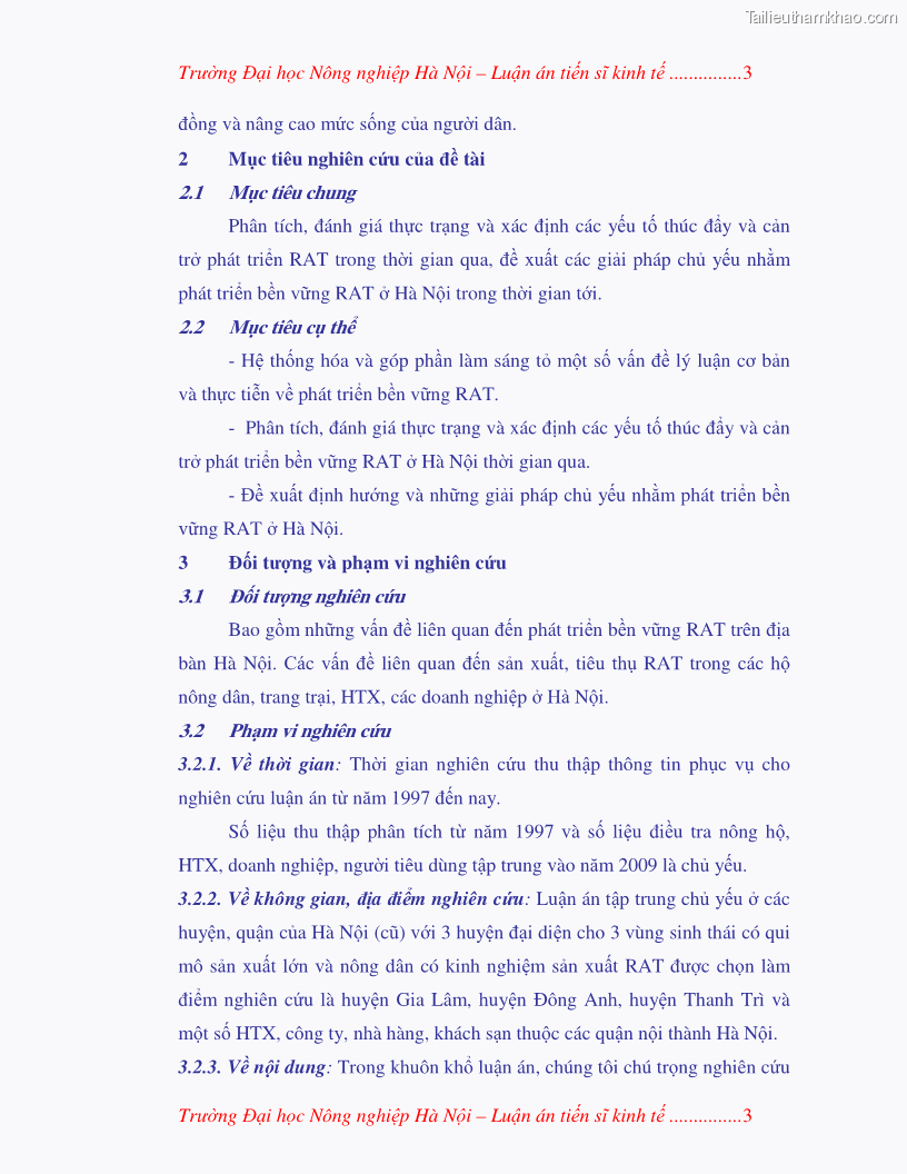 Luận án tiến sĩ kinh tế Nghiên cứu giải pháp phát triển bền vững rau an toàn ở Hà Nội - 4 Trang 19
