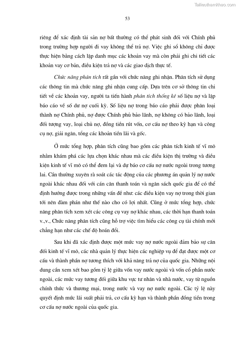 Luận án tiến sĩ kinh tế Tăng cường quản lý nợ nước ngoài ở Việt Nam - 11 Trang 61